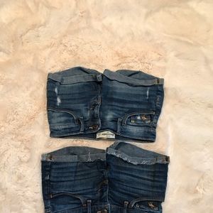Abercrombie kids denim shorts
